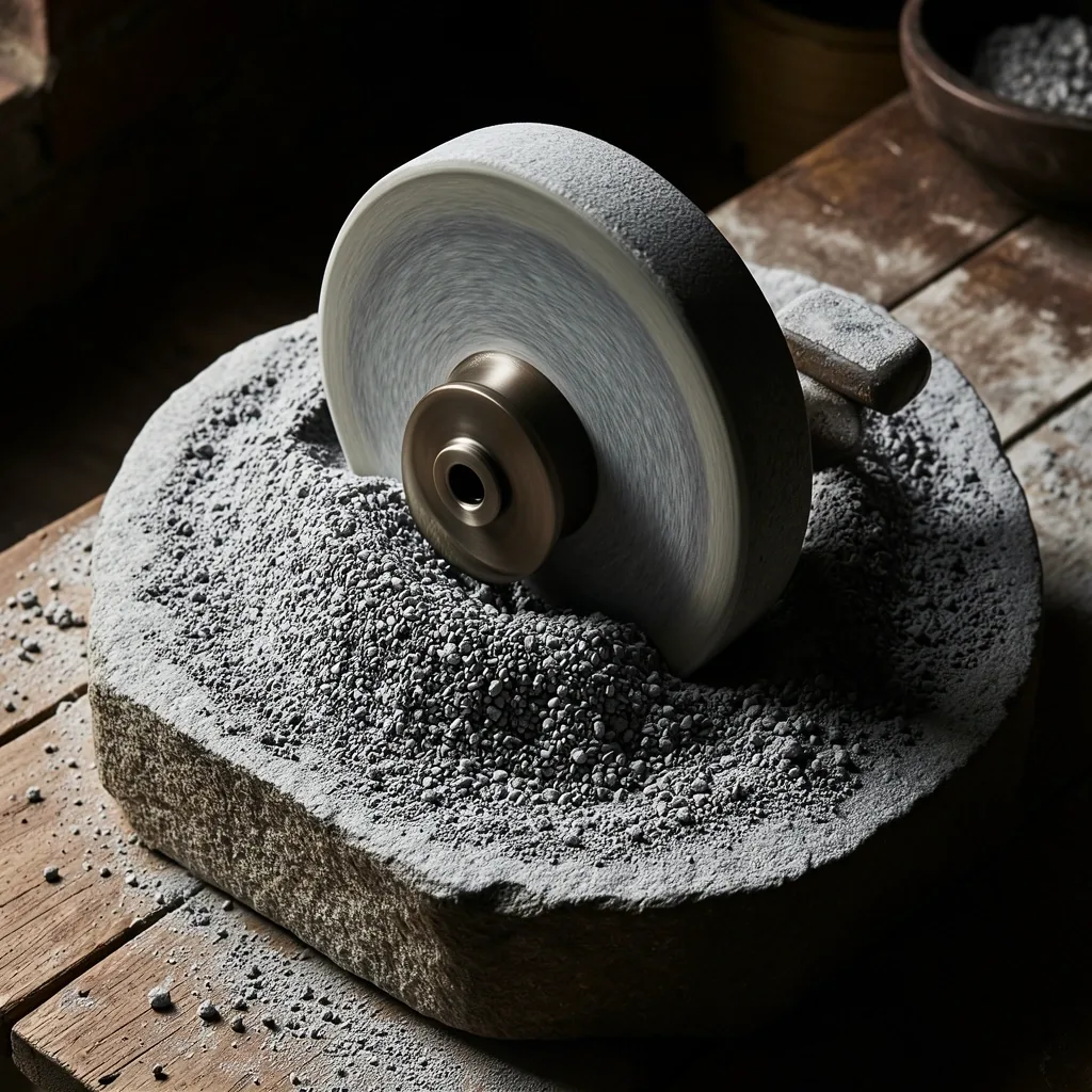Stone grinding traditional grains